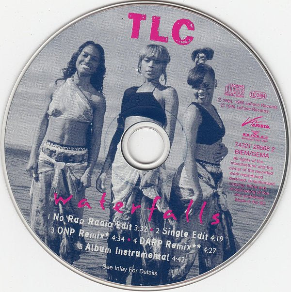 TLC : Waterfalls (CD, Single)