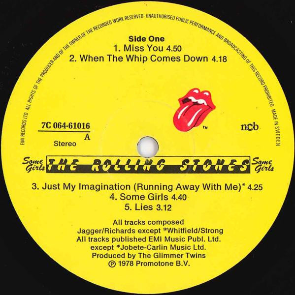 The Rolling Stones : Some Girls (LP, Album)
