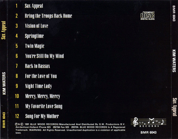 Kim Waters : Sax Appeal (CD, Album)