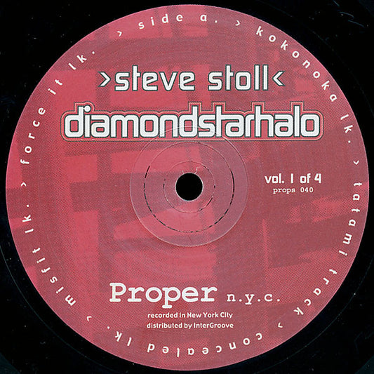 Steve Stoll : Diamondstarhalo Vol. 1 Of 4 (12")
