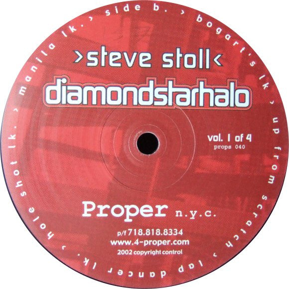 Steve Stoll : Diamondstarhalo Vol. 1 Of 4 (12")