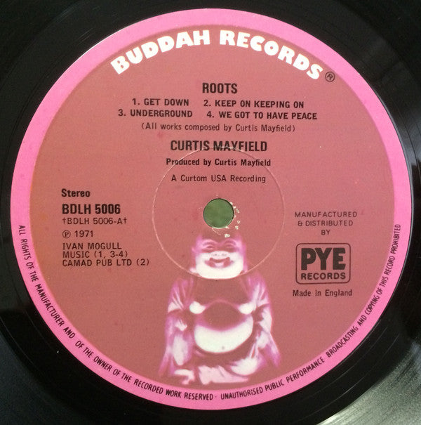 Curtis Mayfield : Roots (LP, Album, RE)