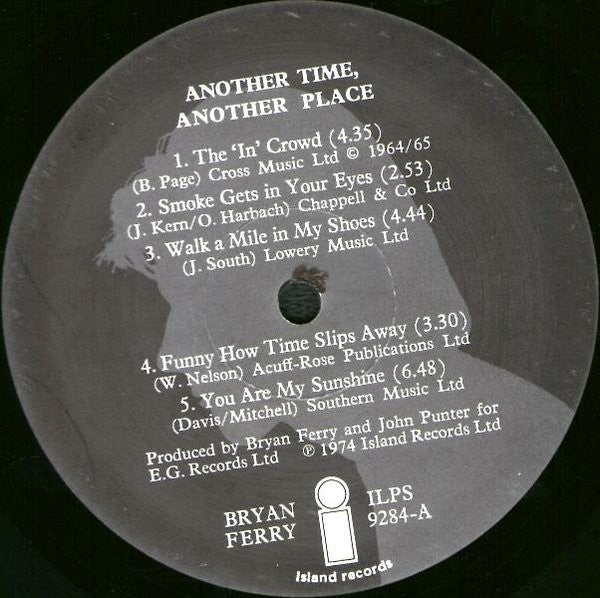 Bryan Ferry : Another Time, Another Place (LP, Album)