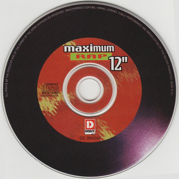 Various : Maximum Rap 12" (CD, Comp)