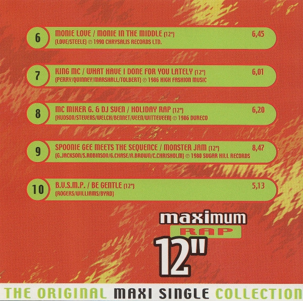 Various : Maximum Rap 12" (CD, Comp)