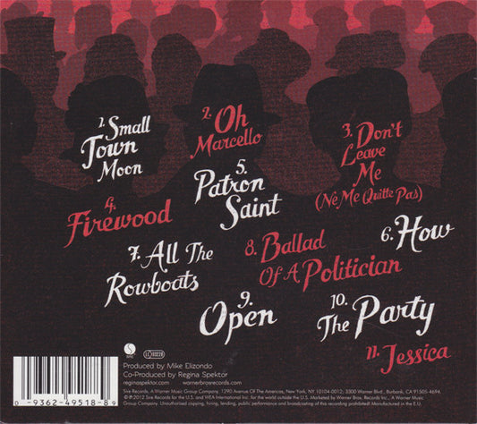 Regina Spektor : What We Saw From The Cheap Seats (CD, Album, Dig)
