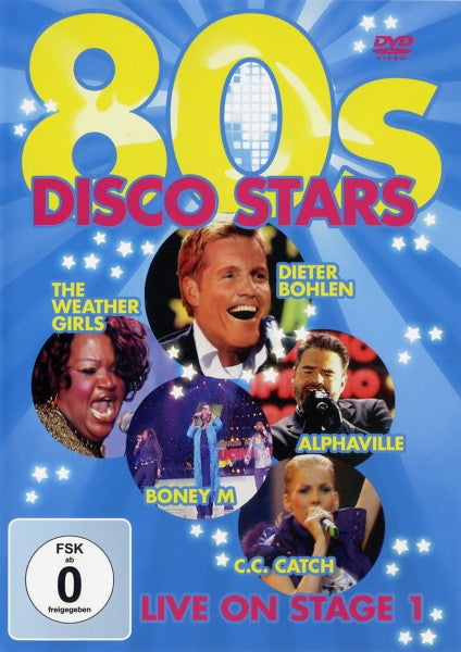 Various : 80s Disco Stars Live On Stage 1 (DVD, Comp, PAL)