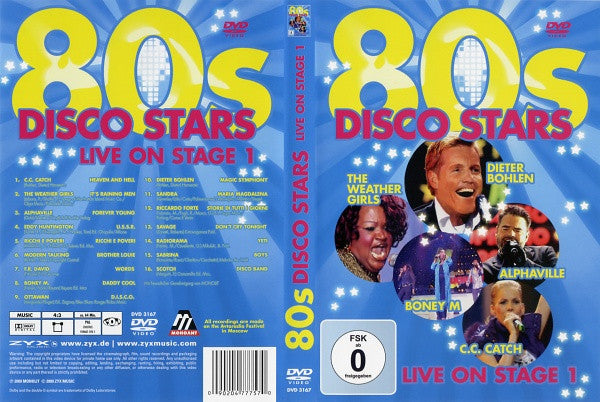 Various : 80s Disco Stars Live On Stage 1 (DVD, Comp, PAL)