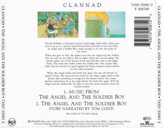Clannad Narration By Tom Conti : The Angel And The Soldier Boy (CD, Album, RE)