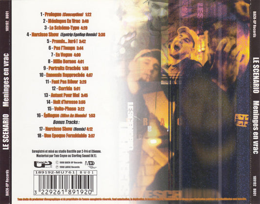 Le Scenario : Méninges En Vrac (CD, Album)