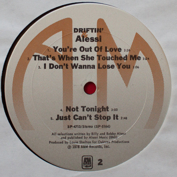 Alessi : Driftin' (LP, Album)