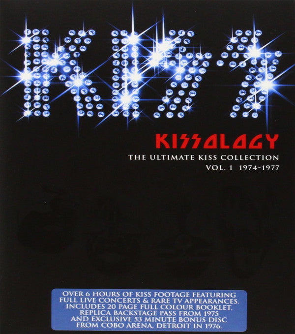 Kiss : Kissology: The Ultimate Kiss Collection Vol. 1 1974-1977 (2xDVD-V, Multichannel, NTSC + DVD-V, NTSC, Bon)