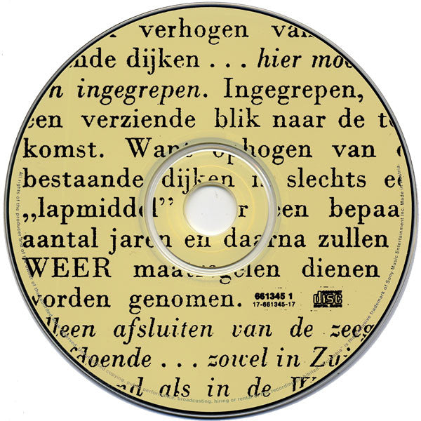 Frits : Dankzij De Dijken (CD, Single)