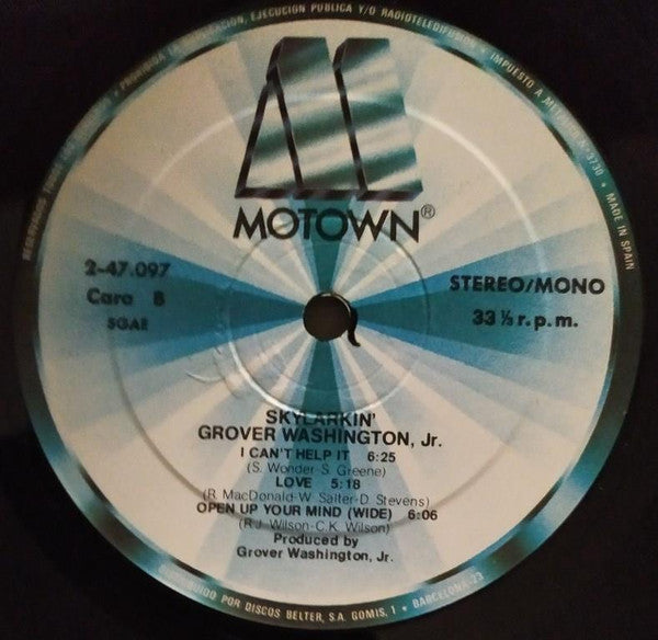 Grover Washington, Jr. : Skylarkin' (LP, Album, RE)