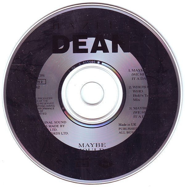Hazell Dean : Maybe (We Should Call It A Day) (CD, Single)