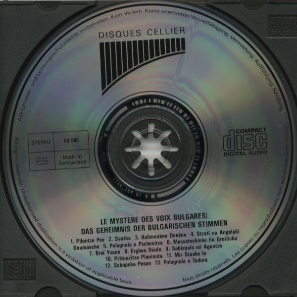 Marcel Cellier Présente Le Mystère Des Voix Bulgares : Le Mystère Des Voix Bulgares = Das Geheimnis Der Bulgarischen Stimmen Volumes 1 + 2 (CD, Album, RE, RP + CD, Album + Comp)