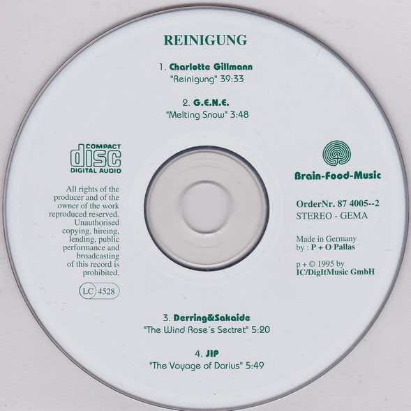 Charlotte Gillmann : Be-Rührungen Vol. 2: Reinigung... (CD, Album)