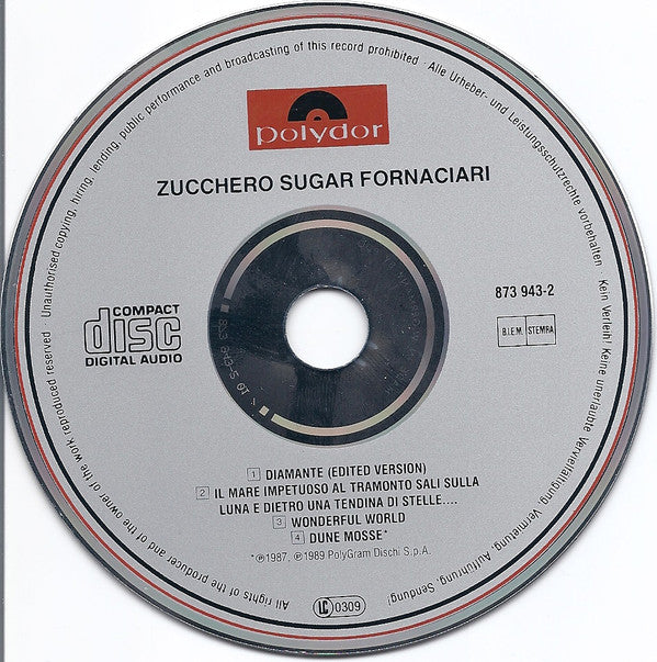 Zucchero : Diamante (CD, Single)