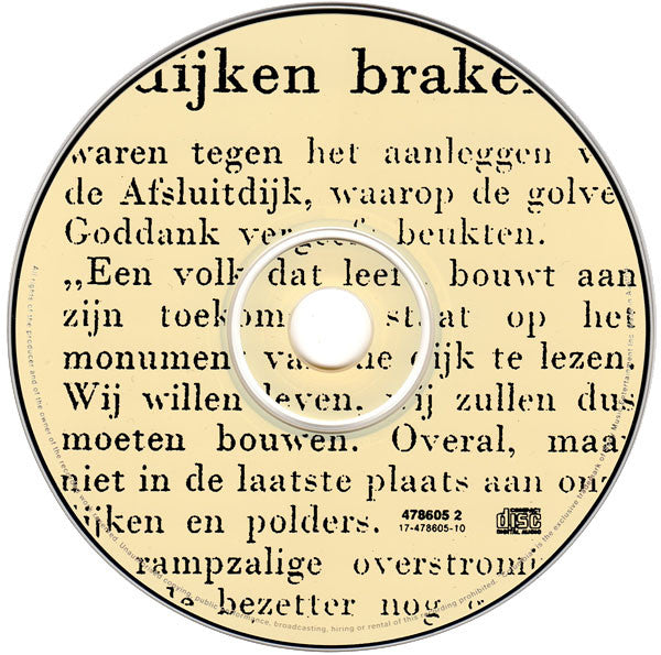 Frits : Dankzij De Dijken (CD, Album)