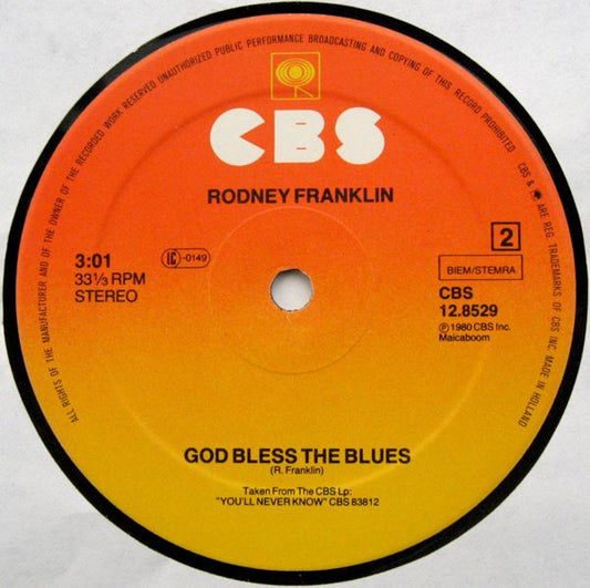 Rodney Franklin : The Groove (12", Gen)