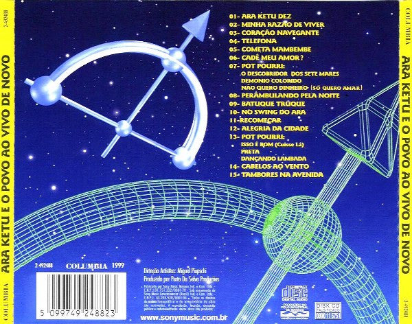 Ara Ketu : Ara Ketu E O Povo Ao Vivo De Novo (CD, Album)