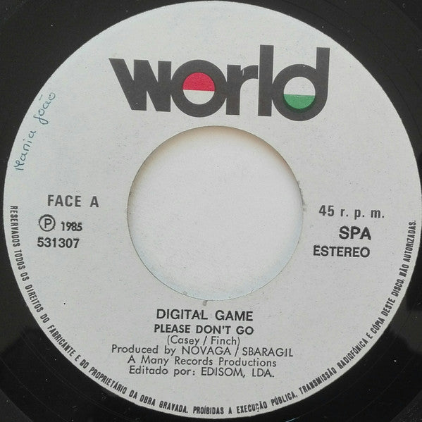 Digital Game : Please Don't Go (7", Single)