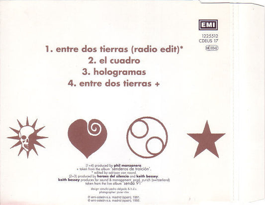 Héroes Del Silencio : Entre Dos Tierras (CD, Maxi)