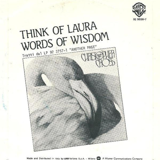 Christopher Cross : Think Of Laura (7", Single)