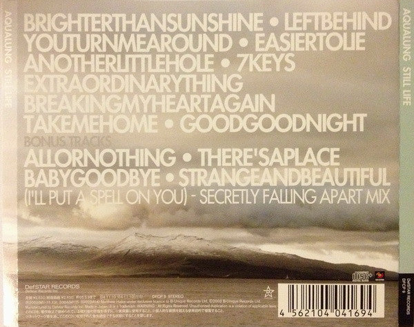 Aqualung : Still Life (CD, Album)