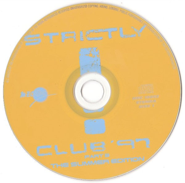 Various : Strictly Club '97 Part 3 (The Summer Edition) (2xCD, Comp + CD, Mixed)