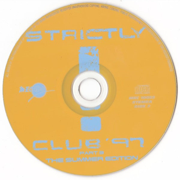 Various : Strictly Club '97 Part 3 (The Summer Edition) (2xCD, Comp + CD, Mixed)