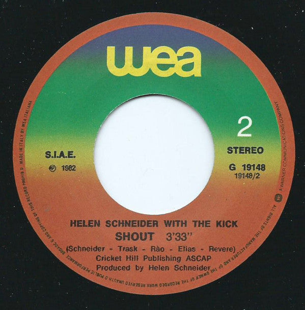 Helen Schneider With The Kick (2) : Hot Summer Nites (7", Single)