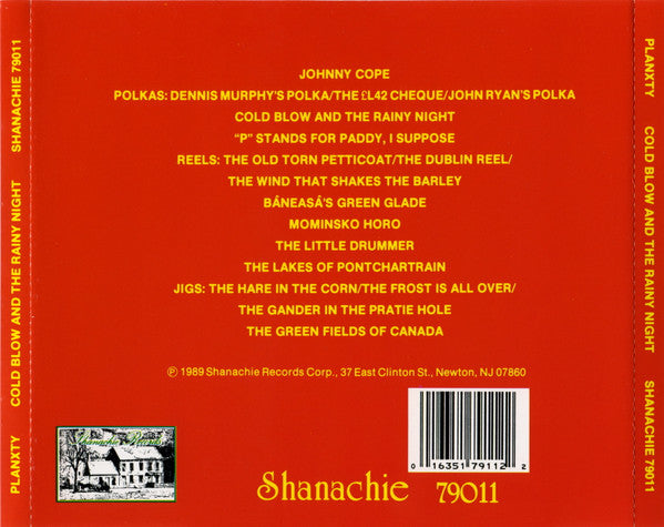 Planxty : Cold Blow And The Rainy Night (CD, Album, RE)