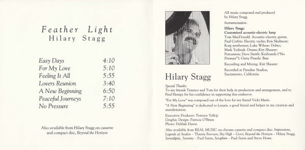 Hilary Stagg : Feather Light (CD, Album)