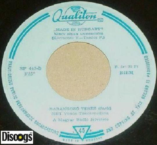 Harangozó Teréz : Mindenkinek Van Egy Álma (7", Single, Mono)