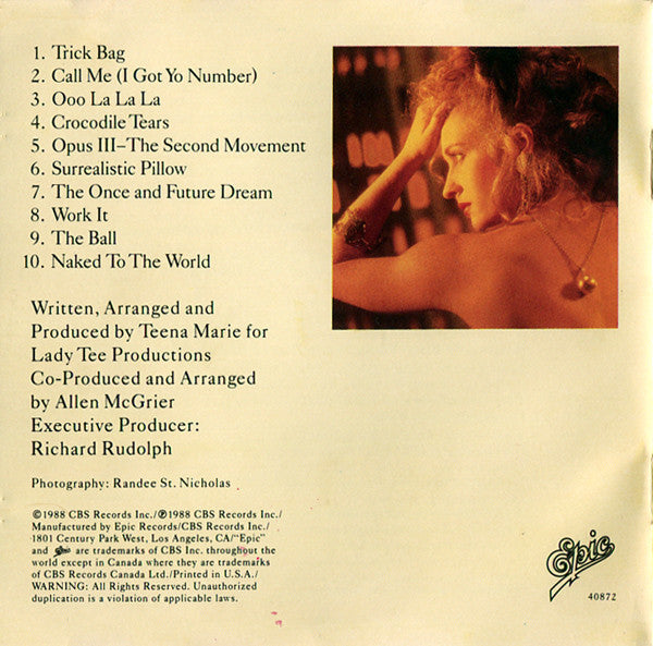 Teena Marie : Naked To The World (CD, Album)