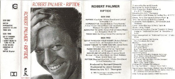Robert Palmer : Riptide (Cass, Album)