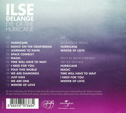 Ilse DeLange : Eye Of The Hurricane (CD, Album + DVD + Dlx)