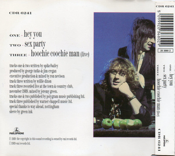 The Quireboys : Hey You (CD, Single)