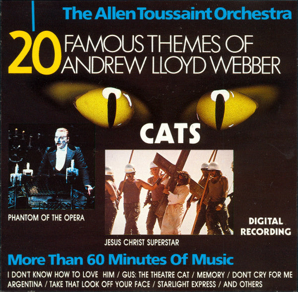 The Allen Toussaint Orchestra : 20 Famous Themes Of Andrew Lloyd Webber (CD, Comp)