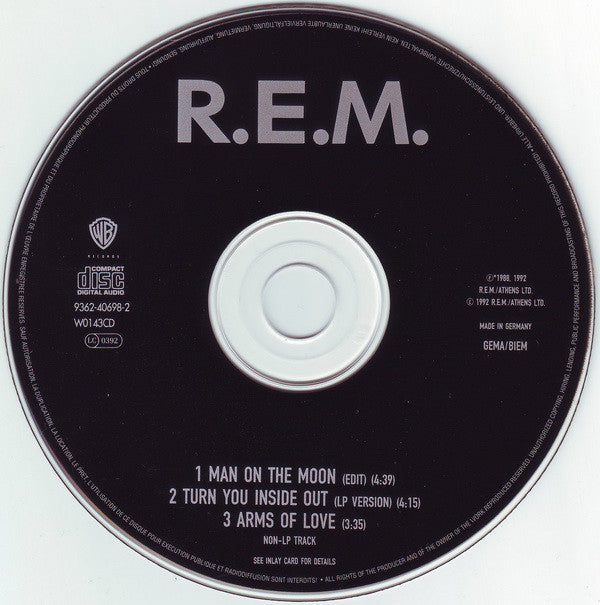 R.E.M. : Man On The Moon (CD, Single)
