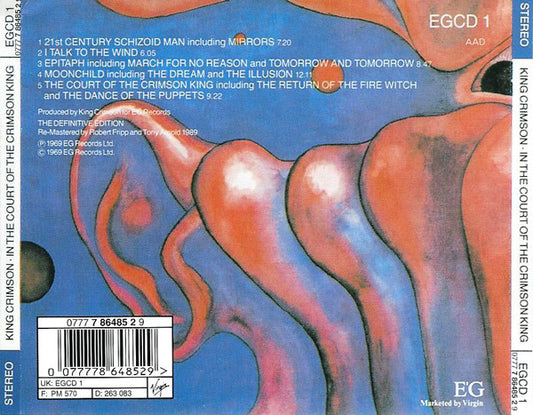 King Crimson : In The Court Of The Crimson King (CD, Album, RE, RM)
