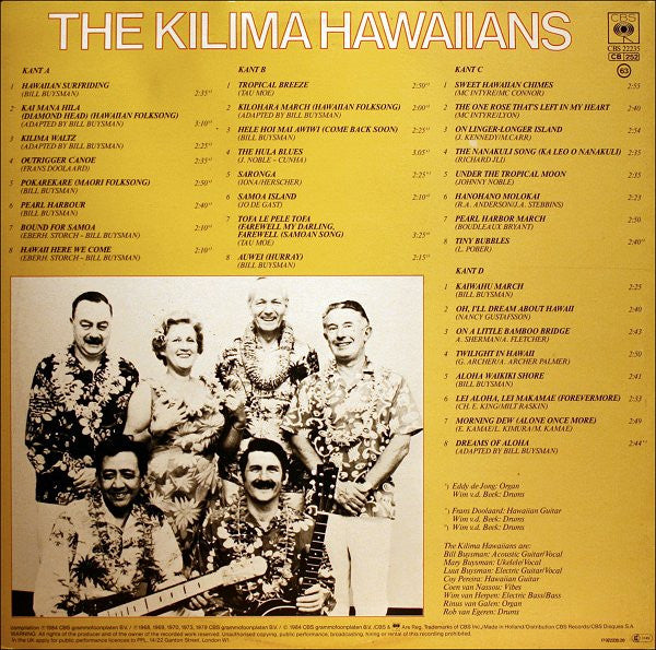 De Kilima Hawaiians : 50 - The Golden Jubilee Album (2xLP, Comp, Gat)