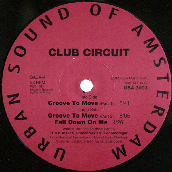 Club Circuit : Groove To Move (12")