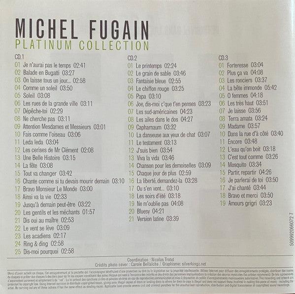 Michel Fugain : Platinum Collection (3xCD, Comp)