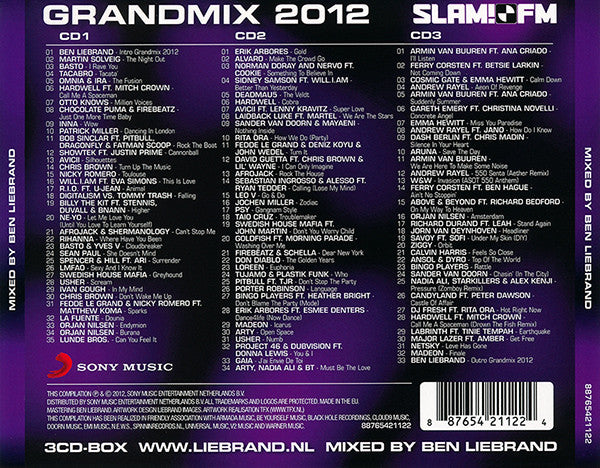 Ben Liebrand : Grandmix 2012 (3xCD, Mixed)
