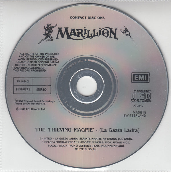 Marillion : The Thieving Magpie (La Gazza Ladra) (2xCD, Album, Fat)