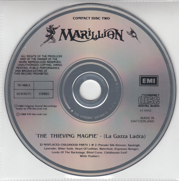 Marillion : The Thieving Magpie (La Gazza Ladra) (2xCD, Album, Fat)