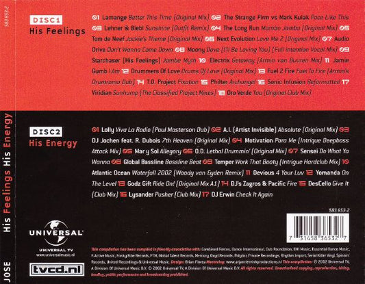 DJ Jose : His Feelings His Energy (2xCD, Mixed)