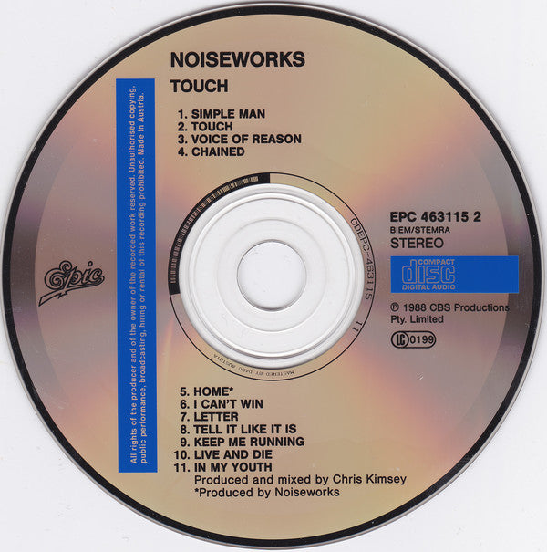 Noiseworks : Touch (CD, Album)